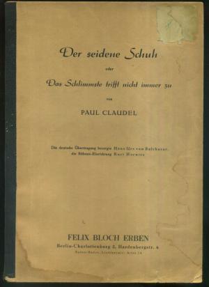 Der seidene Schuh oder Das Schlimmste trifft nicht zu von Üpaul Claudel. Die deutsche übertragung besorgt Hans Urs von Balthasar. Die Bühneneinrichtung […]