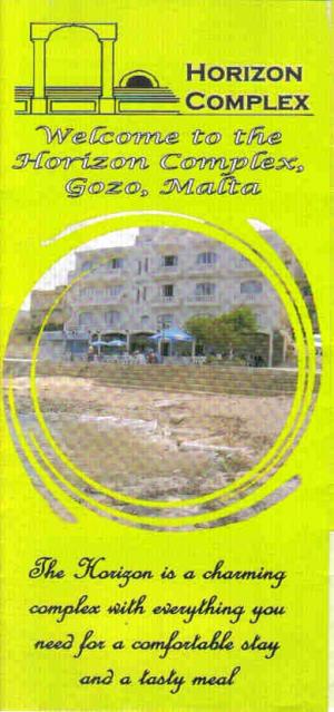 gebrauchtes Buch – Horizon Complex Gozo - Apartments, Bar & Restaurant