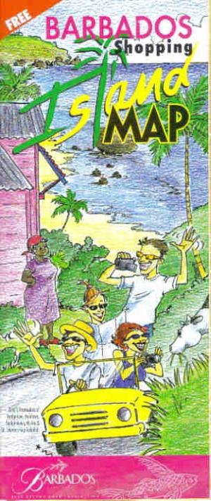 gebrauchtes Buch – Barbados Island and Shopping Map