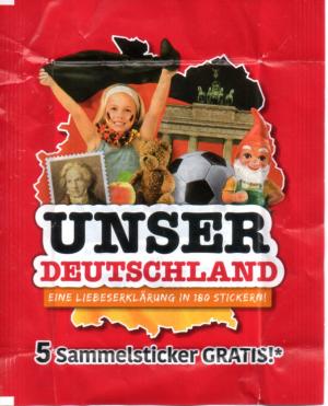 Unser Deutschland - Eine Liebeserklärung in 180 Stickern / 5 Sammelsticker (OVP)