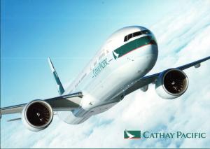 Cathay Pacific - Boing 777-300ER (Werbekarten)