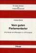 Vom guten Parlamentarier, Eine Studie der Ethikregeln im US-Kongress