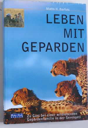 gebrauchtes Buch – Barfuss, Matto H – Leben mit Geparden : Zu Gast bei einer wildlebenden Gepardenfamilie in der Serengeti.