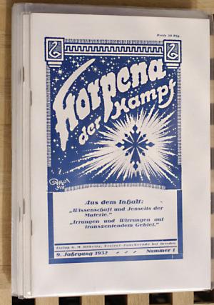 HORPENA - Der Kampf - Heft 1 -12. 1932. 9. Jahrgang.