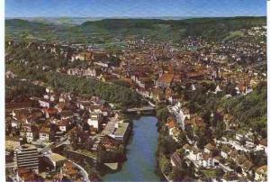 gebrauchtes Buch – Ansichtskarte - Tübingen - Blick über den Neckar und die Neckarinsel