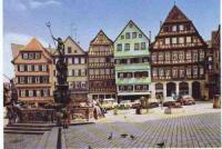 gebrauchtes Buch – Ansichtskarte - Tübingen - Marktplatz