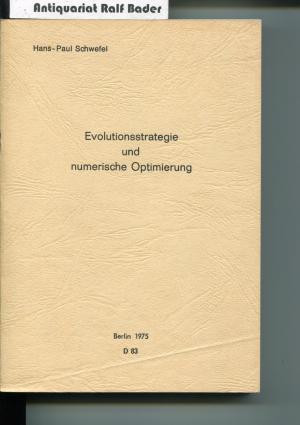 Evolutionsstrategie und numerische Optimierung