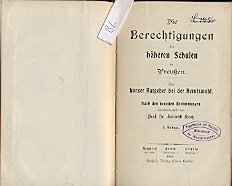 Die Berechtigung der höheren Schulen in Preußen ein kurzer Ratgeber bei der Berufswahl