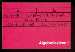 Klein-Lexika-Reihe 13 / Algebralexikon I