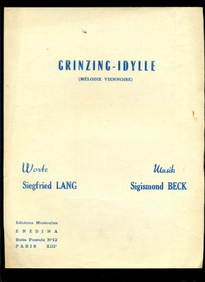 GRINZING -IDYLLE (Noten)