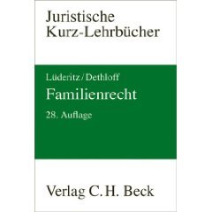 gebrauchtes Buch – Lüderitz, Alexander/Dethloff, Nina – Juristische Kurz-Lehrbücher. Familienrecht