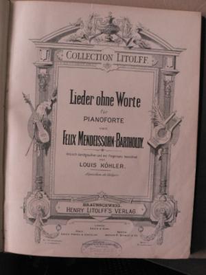 Lieder ohne Worte für Pianoforte von Felix Mendelsson-Bartholdy (Collection Litolff No. 627)/Compositions pour Piano von Fr. Schubert, Volume 1 + Volume […]