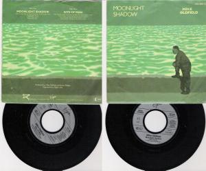 gebrauchter Tonträger – Mike Oldfield – Side One: Moonlight shadow, Side Two: Rite of man