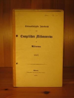 gebrauchtes Buch – Jahresbericht des Evangelischen Missionsvereins in Altona, Konvolut der Jgg. 57 (1897), 59 (1899), 60 (1900), 62 (1902), 63 (1903), 64 (1904), 65 (1905), 66 (1906), 67 (1907), 68 (1908), 70 (1910), 72 (1913), 74 (1914). gebrauchtes Buch – Jahresbericht des Evangelischen Missionsvereins in Altona, Konvolut der Jgg. 57 (1897), 59 (1899), 60 (1900), 62 (1902), 63 (1903), 64 (1904), 65 (1905), 66 (1906), 67 (1907), 68 (1908), 70 (1910), 72 (1913), 74 (1914).