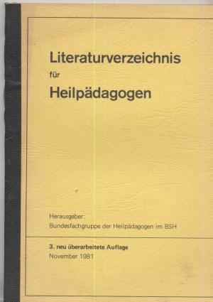 Literaturverzeichnis für Heilpädagogen