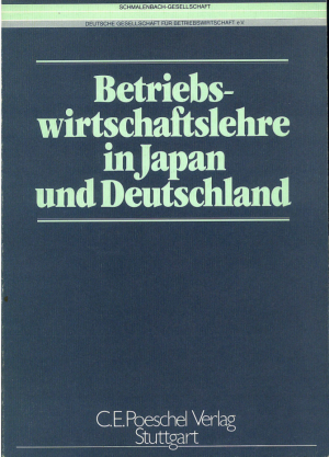 Betriebswirtschaftslehre in Japan und Deutschland