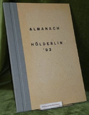 Almanach Hölderlin '93. Erschienenen zum 150. Todestag Hölderlins. Die SIGNIERTEN Graphiken wurden per Hand von den Künstlern abgezogen., (von Otto Möhwald […]