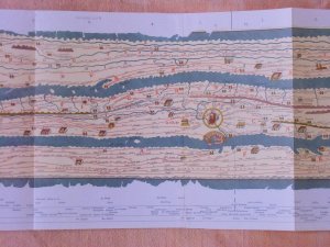 TABULA PEUTINGERIANA / Die Peutingersche Tafel / oder Weltkarte des Castorius 1962