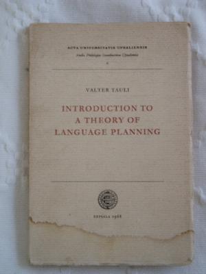 Introduction to a theory of language planning