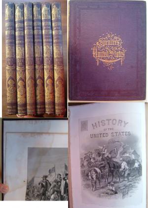 History of the United States. From the Earliest Period to the Present Time. Division I - VI. In 6 Bänden. Mit insgesamt 50 Stahlstichen