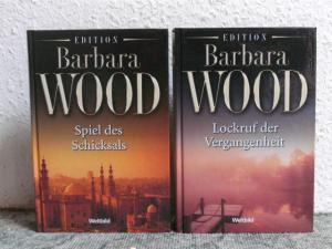 2 X Barbara Wood - Spiel des Schicksals + Lockruf der Vergangenheit