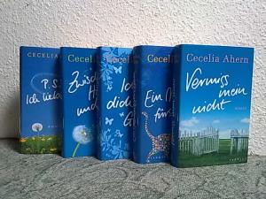 5 X Cecelia Ahern - P.S. Ich liebe Dich + Vermiss mein nicht + Ich hab dich im Gefühl + Zwischen Himmel und Liebe + Ein Moment fürs Leben