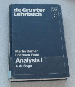 gebrauchtes Buch – Barner, Martin; Flohr – Analysis I