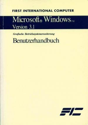 Microsoft Windows 3.1 Benutzerhandbuch