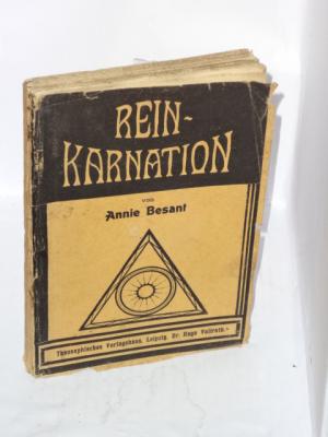 Die Reinkarnations- und Wiederverkörperungslehre . Autorisierte deutsche Ausgabe von Franz Hartmann, M.D.