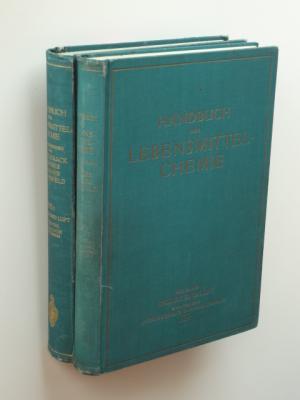 Wasser und Luft. Erster Teil: Technologie des Wassers. Zweiter Teil: Untersuchung und Beurteilung des Wassers I. - Luft [Handbuch der Lebensmittelchemie […]