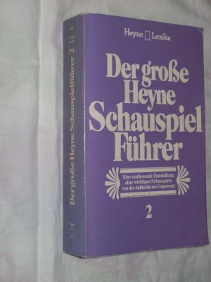 gebrauchtes Buch – Dr. Eugen Schlichtherle – Der große Heyne Schauspielführer Band II