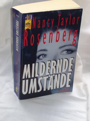 gebrauchtes Buch – Rosenberg, Nancy Taylor – Mildernde Umstände.