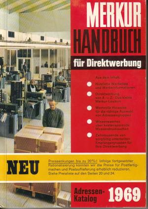 antiquarisches Buch – Merkur Handbuch für Direktwerbung - Adressen-Katalog 1969