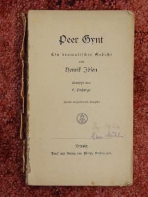 antiquarisches Buch – Henrik Ibsen – Peer Gynt - Ein dramatisches Gedicht Universal - Bibliothek 2309, 2310. Übersetzt von L. Passarge.