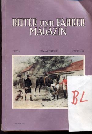 Reiter und Fahrer Magazin-6 Hefte Jahrgang 1959