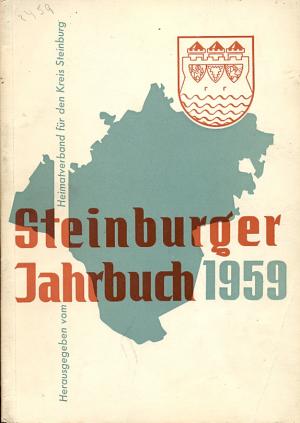 antiquarisches Buch – Heimatverband des Kreises Steinburg – Steinburger Jahrbuch 1959