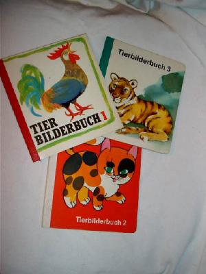 gebrauchtes Buch – TIER BILDERBUCH 1+2+3 - ( DDR Pappkinderbuch )