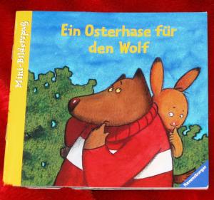 gebrauchtes Buch – Karsten Teich – Ein Osterhase für den Wolf. Mini-Bilderspaß. Mini-Buch