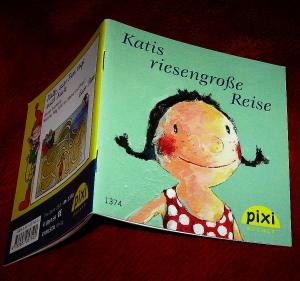 gebrauchtes Buch – Birte Müller – Katis resengroße Reise. Pixi Bücher 1374. Mini-Buch