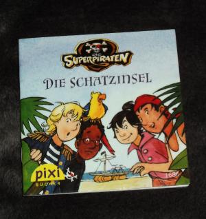 gebrauchtes Buch – Ortwin Ramadan – Die Superpiraten - Die Schatzinsel. Pixi Bücher 1686, Mini-Buch