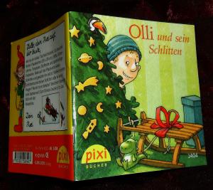 gebrauchtes Buch – Karl Rühmann ; Alexander Steffensmeier – Olli und sein Schlitten. Pixi Bücher 1404. Mini-Buch.