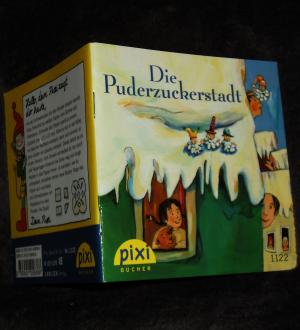 gebrauchtes Buch – Ilona Waldera -- Bilder von Jutta Schmid – Die Puderzuckerstadt - Pixi Bücher 1122. Mini-Buch