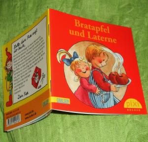 gebrauchtes Buch – Ulrike Waas-Pommer – Bratapfel und Laterne, Lieder - Rätsel - Gedichte. Pixi Bücher Sonderausgabe für den Adventskalender 2010-  Mini-Buch, EA