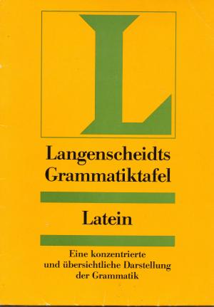 Langenscheidts Grammatiktafel Latein