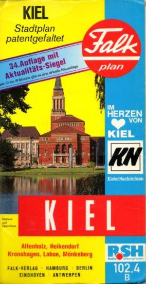 gebrauchtes Buch – Falkplan Kiel 34. Auflage