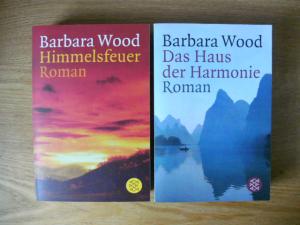 2 X Barbara Wood - Das Haus der Harmonie + Himmelsfeuer