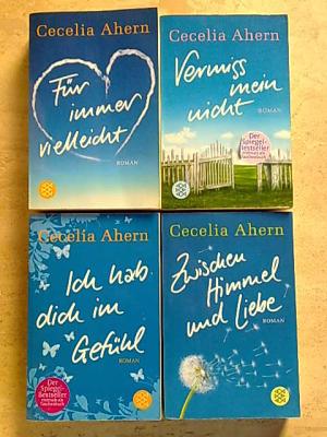 4 X Cecelia Ahern - Für immer vielleicht + Vermiss mein nicht + Ich hab dich im Gefühl + Zwischen Himmel und Liebe