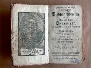 Zweymahl zwey und funfzig auserlesene Biblische Historien aus dem Alten und Neuen Testamente, der Jugend zum Besten abgefasset.