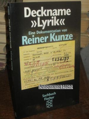 gebrauchtes Buch – Kunze, Reiner  – Deckname "Lyrik". Eine Dokumentation.