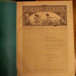 ZLATA PRAHA Obrazkovy tydennik pro zabavu a pouceni -Rocnik XIV 1897